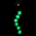 Green Hanging Spiral Lamp